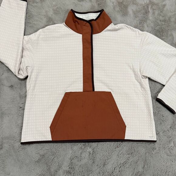 Free Fly Apparel Women's Gridback Fleece Snap Pullover Stone Size XL $148 - Picture 4 of 15